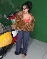 [MADE] Raccoon Kara Zip-Up Fur Jacket