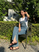 INCISION OVERALL DENIM PANTS code 21103