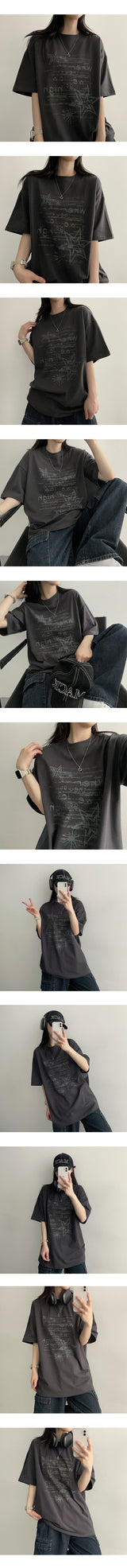 We Go Oversized Fit Short Sleeve Tee