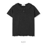 デイリードットカラーショートスリーブTシャツ -3C