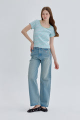 Stripe T-shirt [Green]