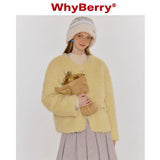 Why Berry 23AW "Butter Hymn" ミルクイエローファーコート