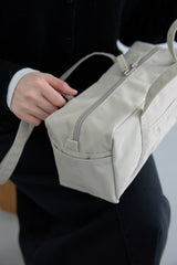 コンパクトダッフルバッグ (light beige)