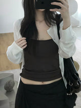 Slash linen round cardigan (4 colors)