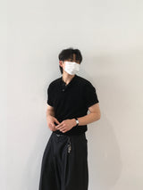 Olen two-tuck wide slacks 3C