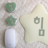 Youth Spirit Power Pea Green Yellow Star Heart Acrylic Smart Tok (MacSafe compatible)