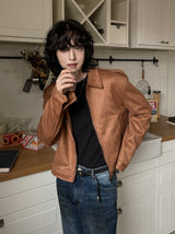 Clun Epaulette Suede Jacket