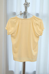 Frill Puff T-shirt (Yellow)