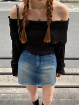 [MADE] Fittney Summer Off-Shoulder Knit