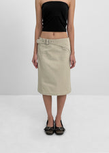 [MADE] Jedew Strap Cotton Midi Skirt