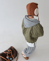 Camel quilting quilted earring truffler hat