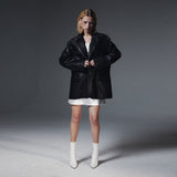JOHN BOX BLAZER-BLACK