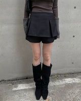 Pleated pants skirt