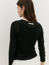NUBASIC TENCEL T-SHIRT SET BLACK