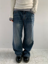 Soyan denim wide pants