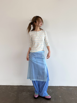 pattern henly neck T