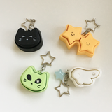 【MADE】 Single Angel Wing Clicker Keyring