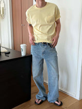 Rivet pocket crop t-shirts(6color)