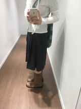 YWD PLAID PLEATS SKIRT (3color)