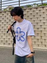 クローバーレタリングショートスリーブTシャツ 4C
