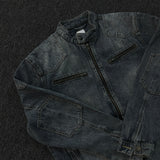 DV patch incision washing jean jacket