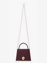 LOMEL MINI マイクロレザーバッグ / Maroon Burgundy