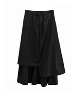 Celine Layered Unbalanced Long Skirt