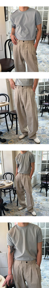 【PROMOTION】【MUSCLE FIT】クールベーシックマッスルハーフTシャツ(12color)