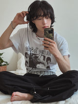 ハッピーピクチャープリンティング半袖Tシャツ