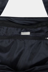 Big leather shoulder tote bag