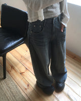 ロジュバルーンワイドデニムパンツ