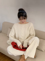 #MR Twist Loose Wool Knit (4color)