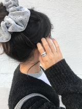 ヴィンテージヘアラッフル - ベルベットグレー