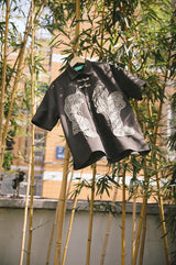 New Chinese-style applique embroidered button-down loose short-sleeved shirt
