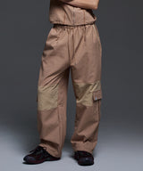 [NF] WAFFLE CHECK UTILITY NYLON PANTS (PEACH PINK)_F24QD866