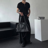OA ハインフック ヘンリーネック ショートスリーブ Tシャツ (4 colors)