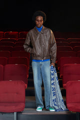 フォーレザーウェスタンブルゾン / ブラウン