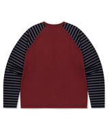 ROCK STAR RAGLAN STRIPE LS TEE