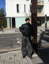 No.1623 high neck leather JK