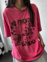 インダストリータトゥーグラフィックピグメントダイTシャツ 3カラー