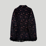 JACQUARD FRINGE TOP