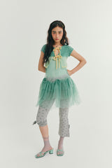 smile capri pants grey