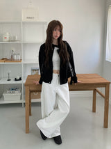 Dumb Suede Blouson Jacket