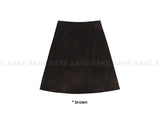 VELVET SHINE MIDI SKIRT 