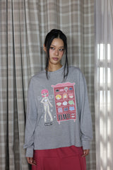 プレイドールTシャツ_グレー