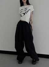 side zipper color pants (summer) (2color)