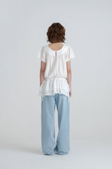 Sally string blouse_white