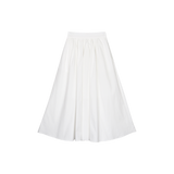 花柄シャーリングマキシスカート