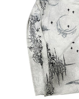 "ØNYX ワックス長袖Tシャツ"