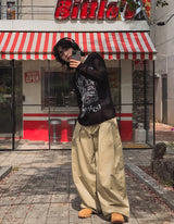 ゴッドツーピンタックツーウェイチノパンツ